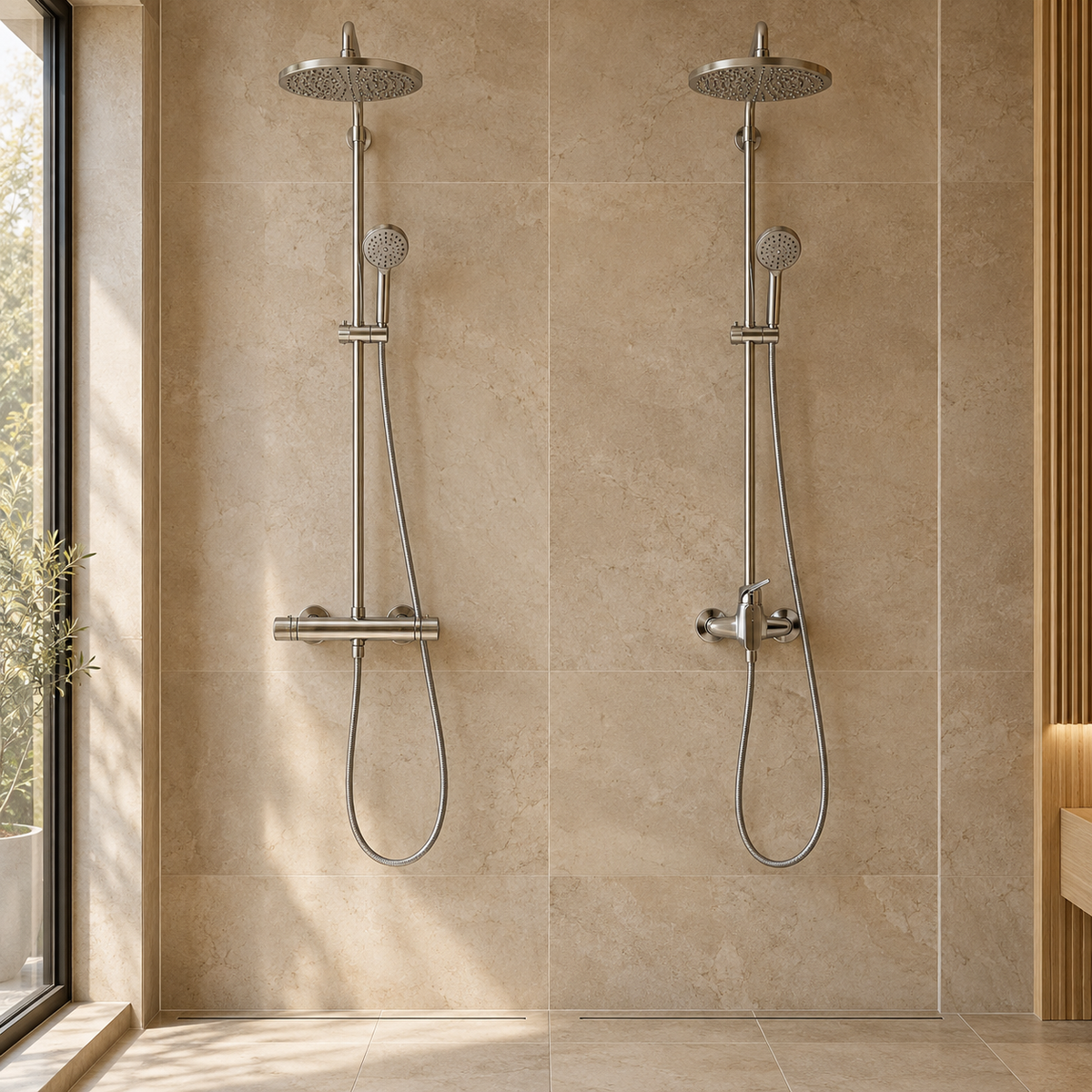 Colonne de douche thermostatique ou mécanique : laquelle choisir ?