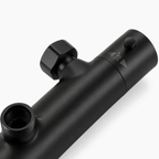 NOXIS – Colonne de douche thermostatique noir mat avec ciel de douche