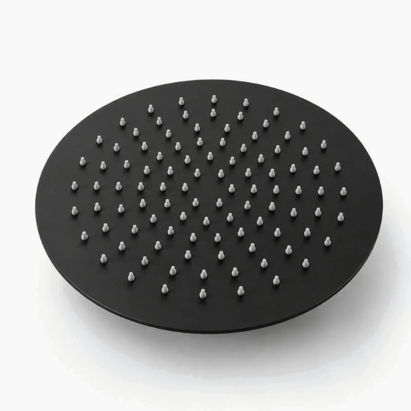NOXIS – Colonne de douche thermostatique noir mat avec ciel de douche