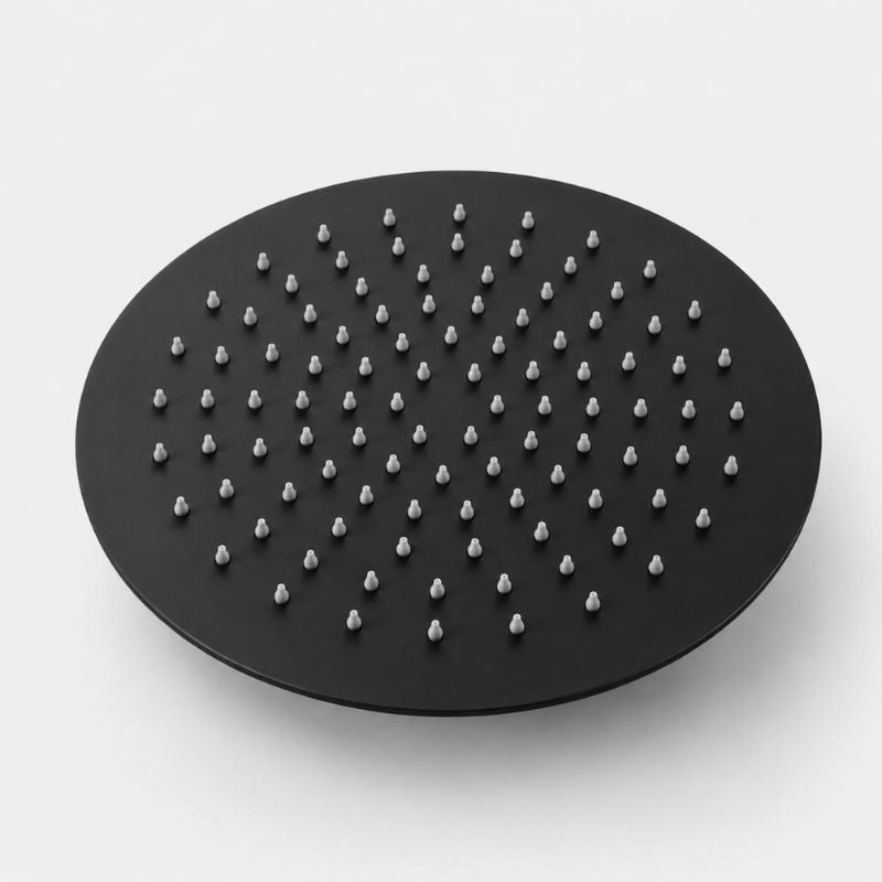 NOXIS – Colonne de douche thermostatique noir mat avec ciel de douche