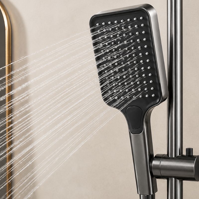 AURIS – Colonne de douche thermostatique à affichage numérique gris brossé