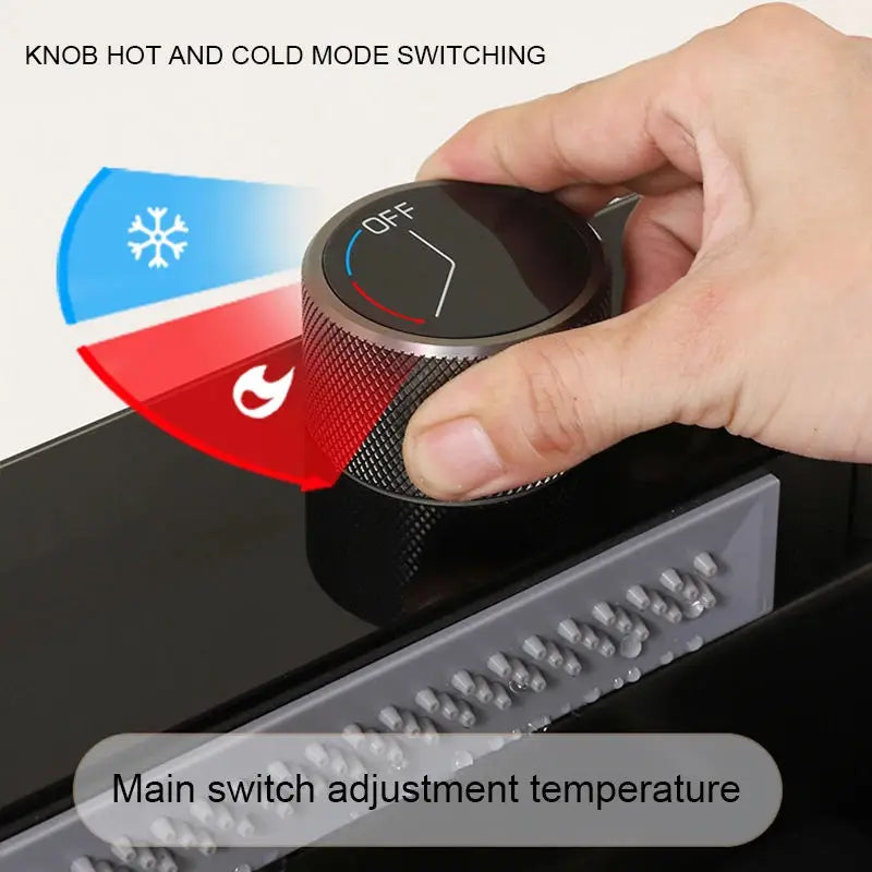 Évier de cuisine en inox avec robinet cascade et affichage digital