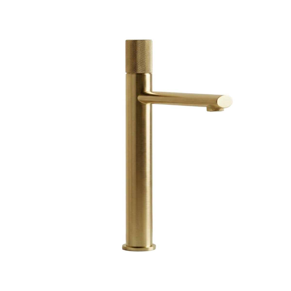 Robinet de salle de bain en laiton or brossé