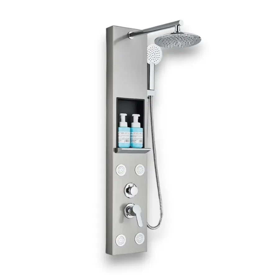 Colonne de Douche Hydromassante Gris