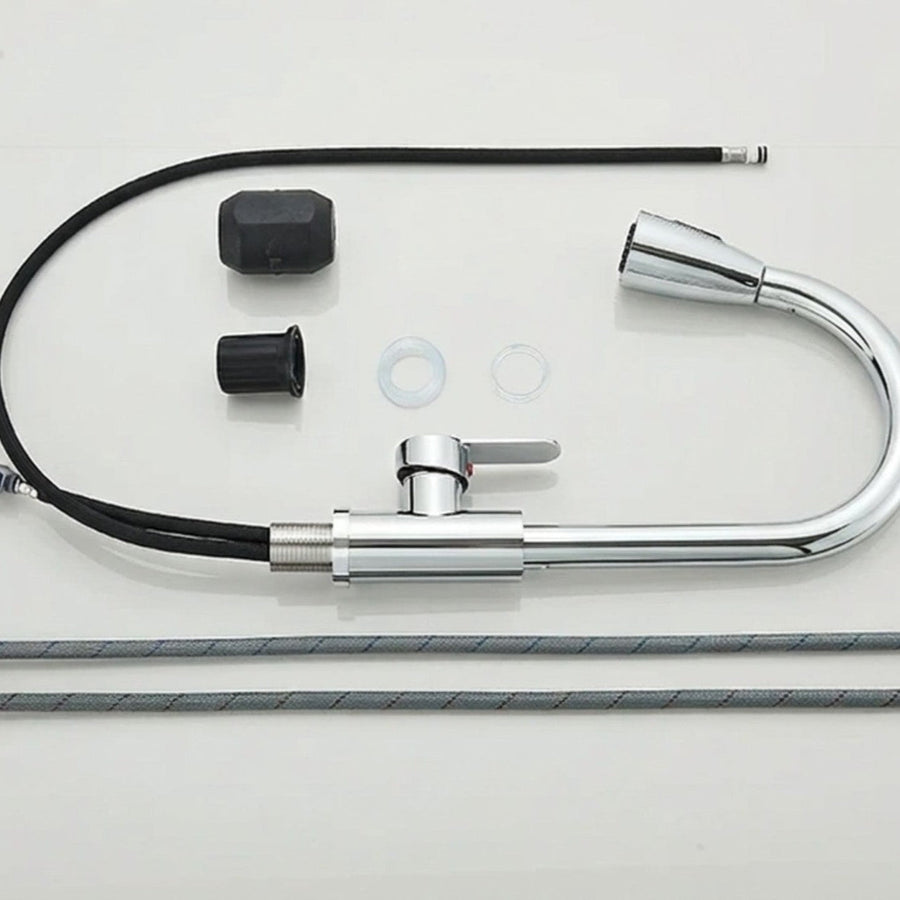 ARLEN PLUS — Robinet de cuisine douchette — Noir mat