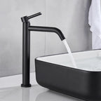 Mitigeur de lavabo haut à bec arrondi — présentation Olverton