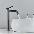 Mitigeur de lavabo haut à bec arrondi