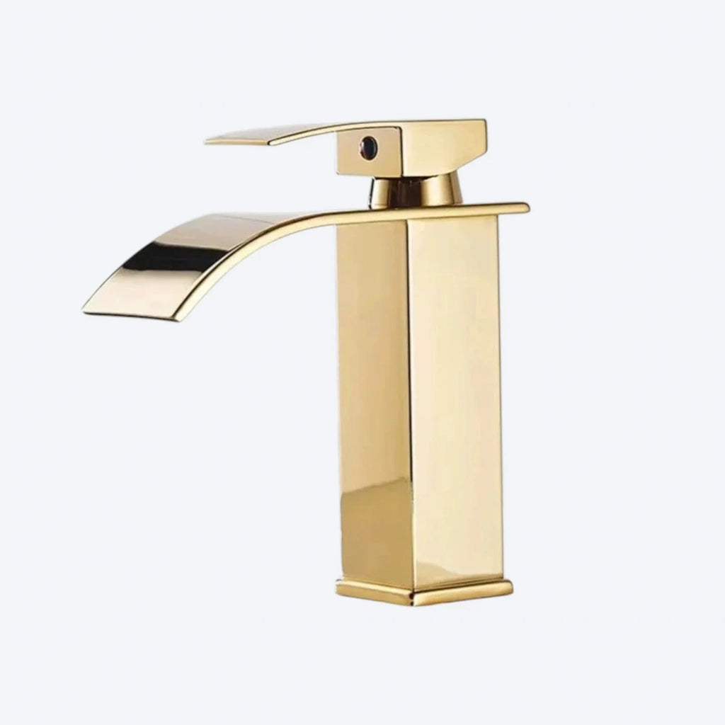 FONTE — Robinet de salle de bain cascade or