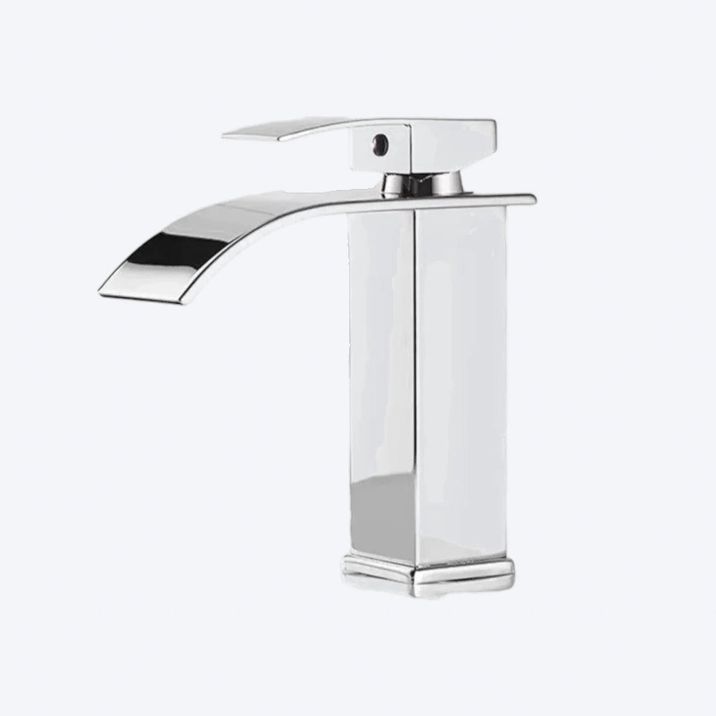 FONTE — Robinet de salle de bain cascade chrome