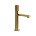 Robinet de salle de bain en laiton or brossé