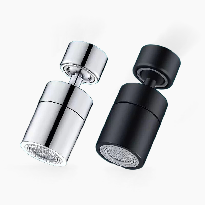 Embout orientable 360° anti-éclaboussures - Jet pluie / mousseur