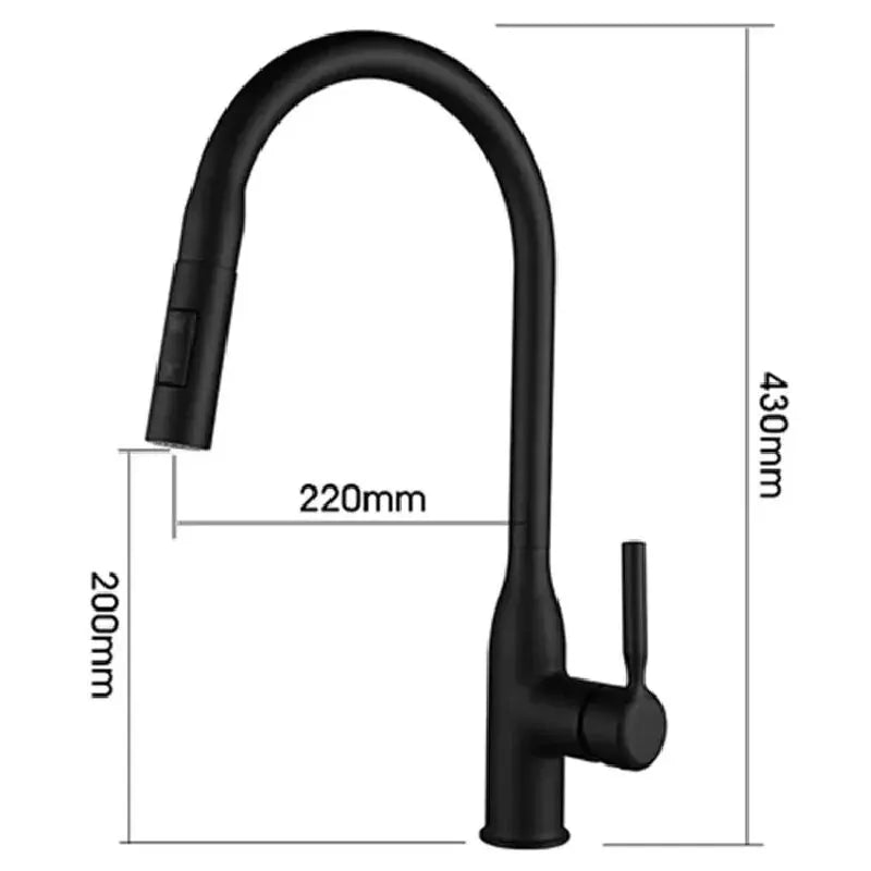 Robinet de Cuisine Douchette en Laiton