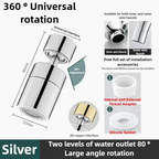 Embout orientable 360° anti-éclaboussures - Jet pluie / mousseur
