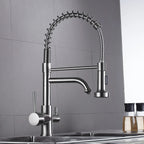 3-Way Kitchen Mixer with Pull-Out Hand Shower - ORIO
