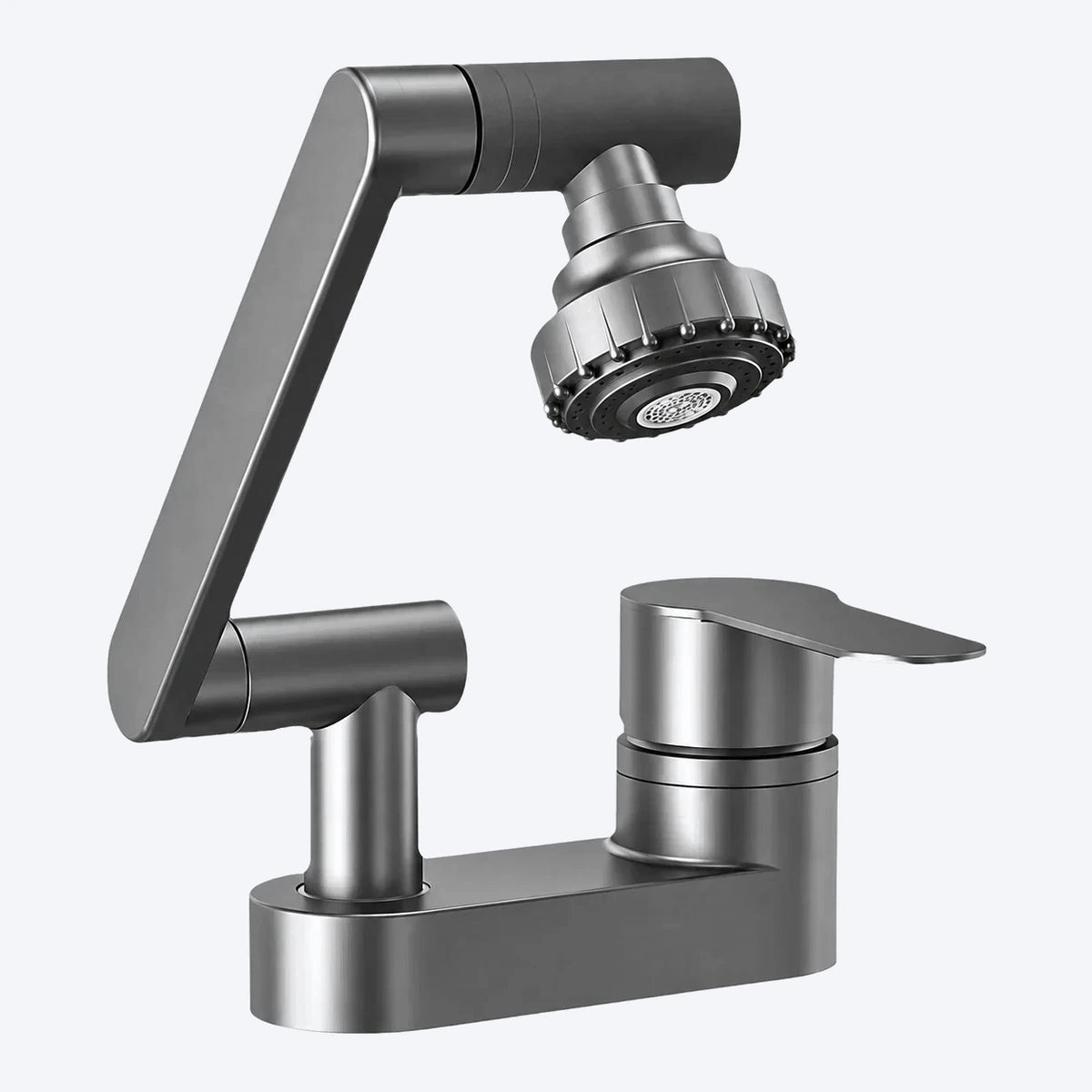 Mitigeur de lavabo articulé à deux jets