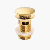 Or foncé avec trou