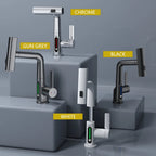 Mitigeur de lavabo cascade avec affichage digital