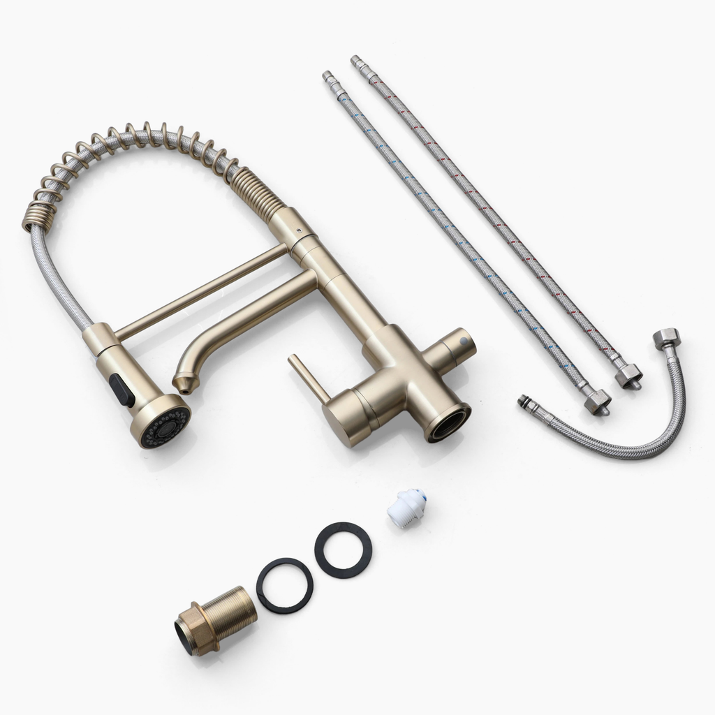 3-Way Kitchen Mixer with Pull-Out Hand Shower - ORIO