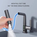 Mitigeur de lavabo cascade avec affichage digital