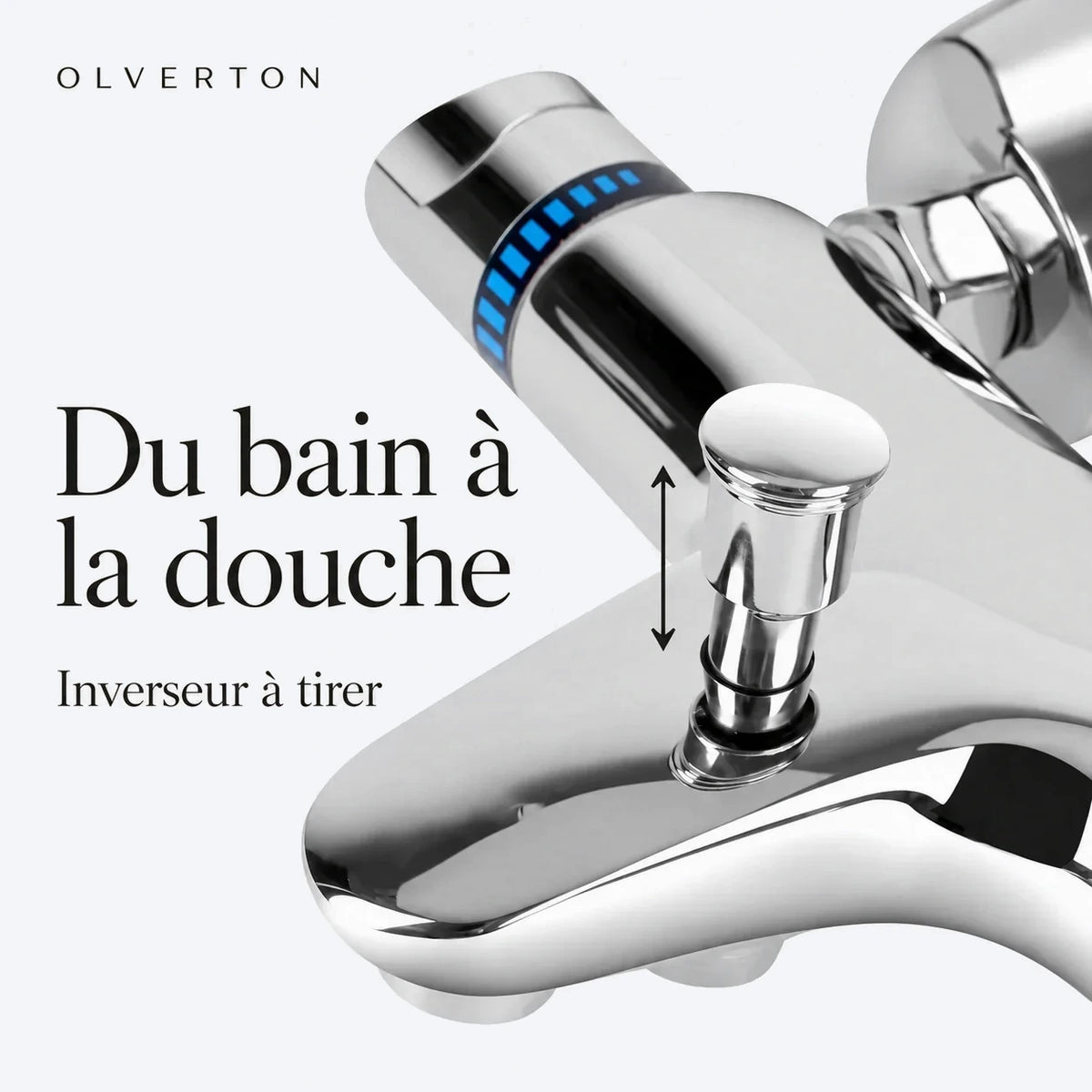 Laiton H59, finition chrome poli