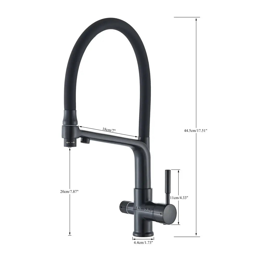 Robinet de Cuisine Douchette en Laiton