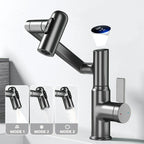 Mitigeur de lavabo orientable avec affichage digital