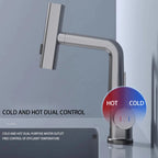 Mitigeur de lavabo cascade avec affichage digital