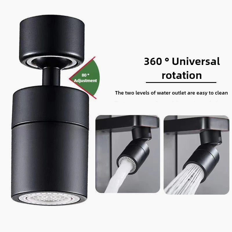 Embout orientable 360° anti-éclaboussures - Jet pluie / mousseur