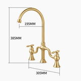 Nickel and gold-tone