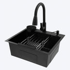 ATLAS – Évier multifonction compact avec robinet extractible