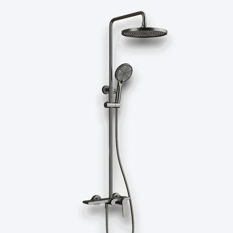 SOREN — Colonne de douche thermostatique gris brossé