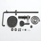 SOREN — Colonne de douche thermostatique gris brossé