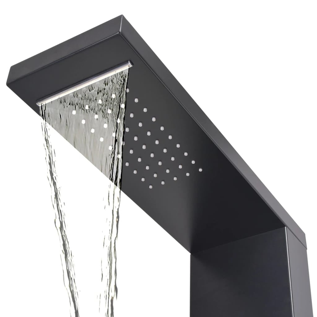 Colonne de Douche Hydromassante Noire