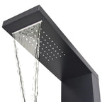 Colonne de Douche Hydromassante Noire