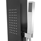 Colonne de Douche Hydromassante Noire