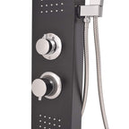 Colonne de Douche Hydromassante Noire