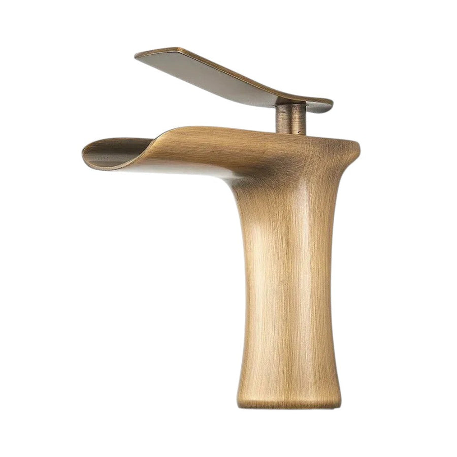 RUSCELLO — Robinet de salle de bain cascade en laiton — Laiton antique
