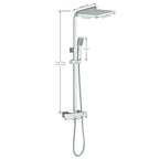 Colonne de Douche Thermostatique Chrome