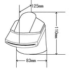 Robinet de Salle de Bain Cascade Noir mat