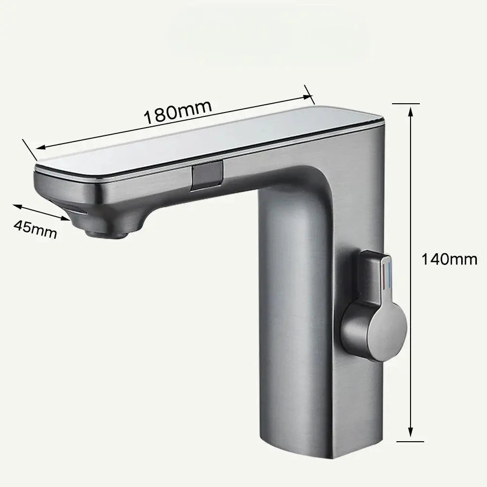Robinet de salle de bain sans contact digital