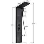Colonne de Douche Hydromassante Noir