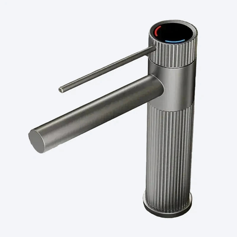 RIGATO — Robinet de salle de bain gris brossé