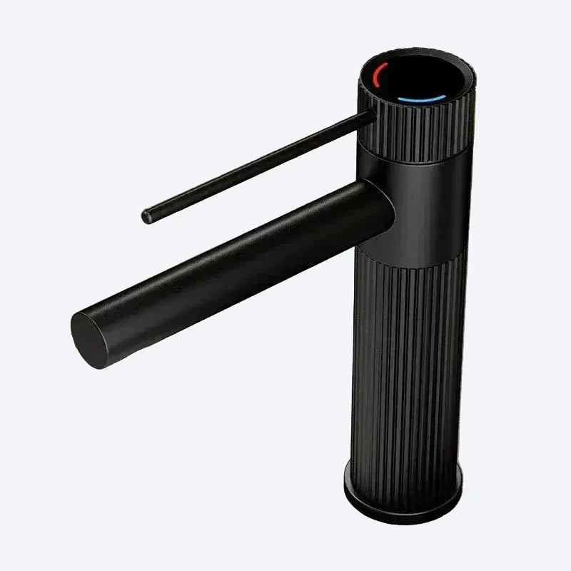 RIGATO — Robinet de salle de bain noir mat