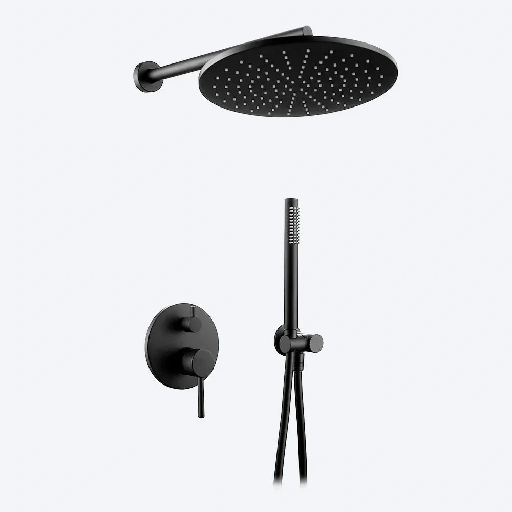 ORIO DUO — Colonne de douche encastrable noir mat