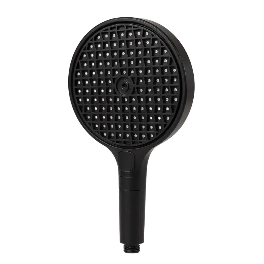 AMPLIO — Pommeau de douche anti-calcaire – haute pression XXL — Noir