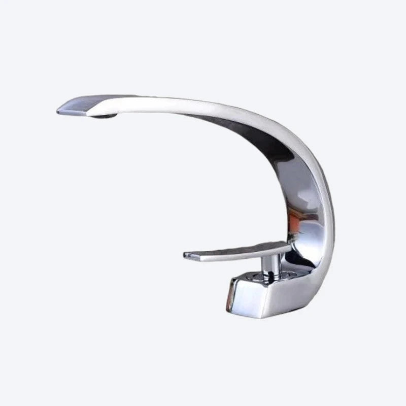 ARCEA — Robinet de salle de bain en laiton courbé chrome