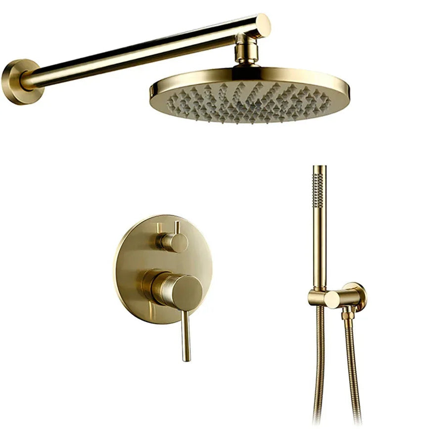 ORIO DUO — Colonne de douche encastrable or brossé
