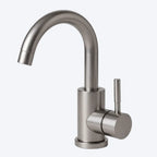 CYRUS — Robinet de salle de bain col de cygne acier brossé