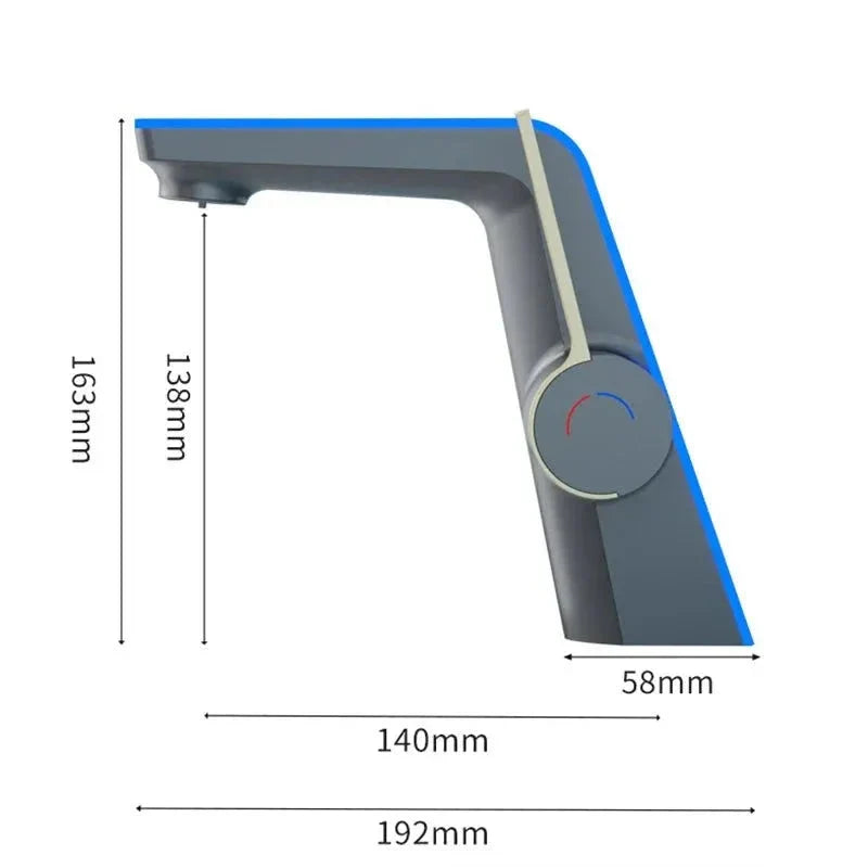 Robinet de salle de bain digital