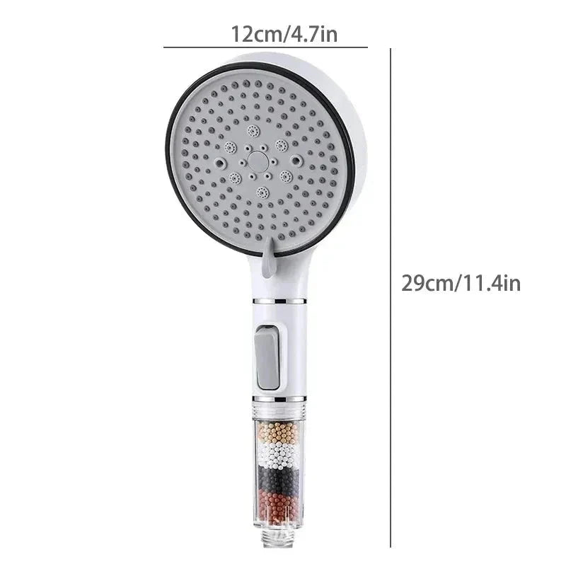 Pommeau de Douche Filtrant Anti-Calcaire